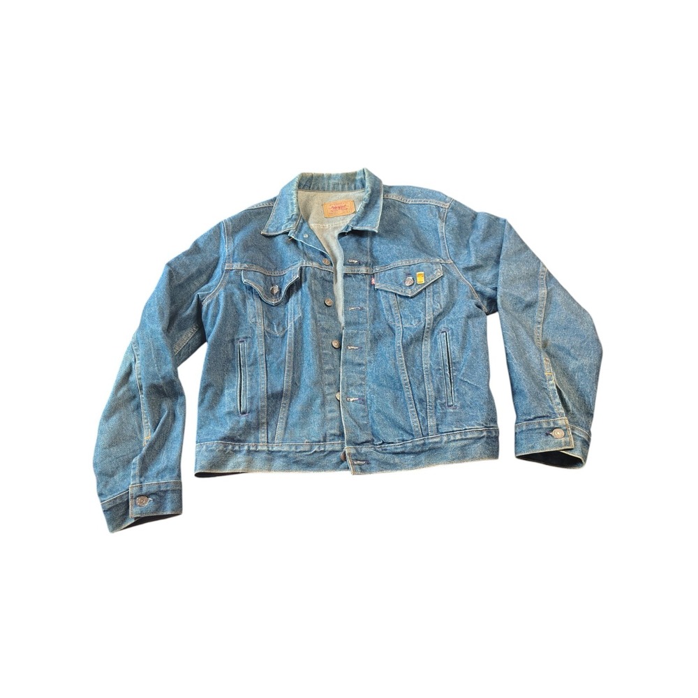 Vintage Levis Jean Type 3 Denim Trucker Jacket Made In USA‎  70506-0216 Size 48R